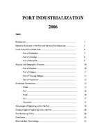 Kutatási anyagok 'Port Industrialization', 5.                