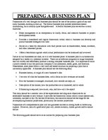 Összefoglalók, jegyzetek 'How to Write a Business Plan', 1.                