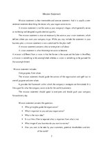 Összefoglalók, jegyzetek 'Mission Statement', 2.                