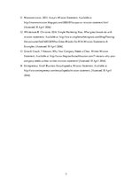 Összefoglalók, jegyzetek 'Mission Statement', 7.                