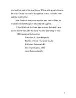 Esszék 'The Great Gatsby’s', 3.                