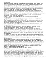 Esszék 'A Brief Introduction to American Literature', 1.                