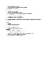 Összefoglalók, jegyzetek 'Ápolás-gondozás és az egészségügyi ellátás alapjai tesztkérdések válaszokkal', 8.                