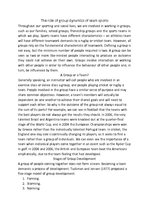 Összefoglalók, jegyzetek 'Group Processes', 1.                