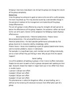 Összefoglalók, jegyzetek 'Group Processes', 3.                