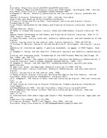 Esszék 'Digital Libraries: Problems, Issue and Challenges', 10.                