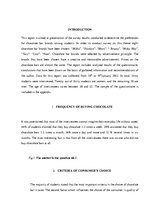 Összefoglalók, jegyzetek 'Preference for Chocolate Bars Among Students', 4.                