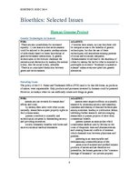 Összefoglalók, jegyzetek 'Bioethics Summary', 9.                