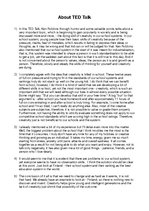 Összefoglalók, jegyzetek 'Creativity in School', 1.                