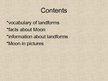 Prezentációk 'The Surface and Landforms of Moon', 2.                