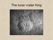 Prezentációk 'The Surface and Landforms of Moon', 14.                