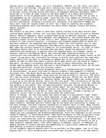 Esszék 'Popular Music: Art, Formula or Product?', 1.                