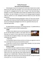 Összefoglalók, jegyzetek 'Making Photographs', 2.                