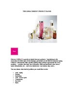 Kutatási anyagok 'The Lierac Brend`s Philosophy', 3.                