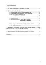 Kutatási anyagok 'Minorities and the Media; Latvians in Canada', 2.                