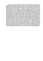 Esszék 'Speak about the most striking traits of people’s character, Travelling by air, S', 4.                