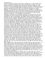 Esszék 'The Maya Culture', 1.                