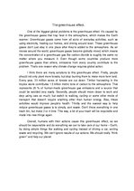 Esszék 'The Greenhouse Effect', 1.                