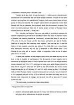 Kutatási anyagok 'Transport policy in European Union', 3.                