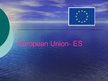 Prezentációk 'European Union', 1.                