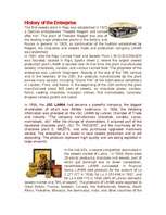 Kutatási anyagok 'Company "Laima"', 1.                