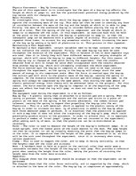 Esszék 'Jumping Bug Investigation', 1.                