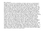 Esszék 'ABout the periodic table element of Mercury ', 1.                