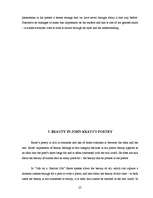 Záródolgozatok 'Exploration of Romantic Themes in John Keats’ Poetry', 25.                