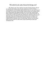 Esszék 'Wie stelle ich mir meine Zukunft in Europa vor?', 1.                