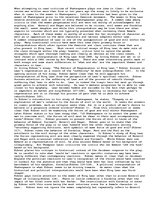 Esszék 'Shakespeare Reread', 1.                