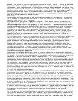 Esszék 'A System of Beliefs', 1.