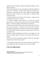 Összefoglalók, jegyzetek 'Single/Common Market. Division of Competences', 4.                