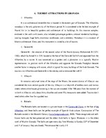 Kutatási anyagok 'Tourism Information about Granada', 7.                