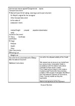 Minták 'Specimen of Letter of Credit Application', 2.                