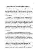 Kutatási anyagok 'Jugendrelevente Themen in der EU', 14.                