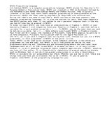 Esszék 'The History of Basic', 1.                