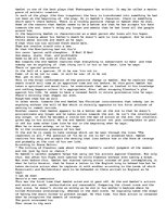 Esszék 'Hamlet by Shakespeare', 1.                