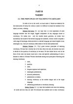 Kutatási anyagok 'Teaching Vocabulary Using Pictures in Form 3', 4.                