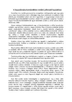 Összefoglalók, jegyzetek 'A használtruha-kereskedelem területi jellemzői hazánkban', 1.                