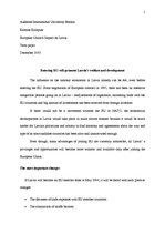 Kutatási anyagok 'Entering EU will Promote Latvia’s Welfare and Development', 1.                