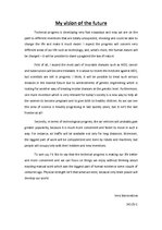 Esszék 'My Vision of Future', 1.                