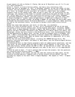 Esszék 'Arthur C. Clarke, A Science Fiction Legend', 1.                