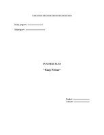 Üzleti tervek 'Ice Cream Restaurant "Tasty Freeze"', 1.                