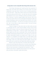 Esszék 'Living Alone is More Enjoyable than Living with Someone Else', 1.                