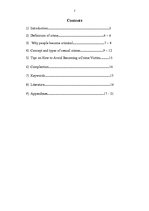 Kutatási anyagok 'Sexual Crimes', 1.                