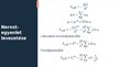 Prezentációk 'A Nernst egyenlet, az elektromotoros erő becslése számítással a Nernst féle egye', 2.                