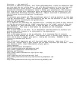 Esszék 'Structure of a Presentation', 1.                