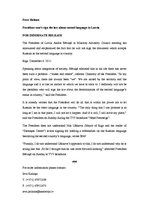 Minták 'The Press Release', 1.                