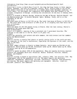 Összefoglalók, jegyzetek 'France Information', 1.                