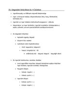 Összefoglalók, jegyzetek 'Idegsejtek, idegrendszer', 1.                